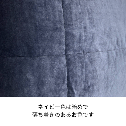 【次世代素材で軽くてあったか】ベロア羽毛掛けふとん